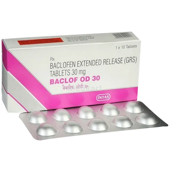 baclof od 30mg tablet 10's